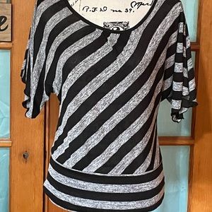 Cute open lace backed blouse